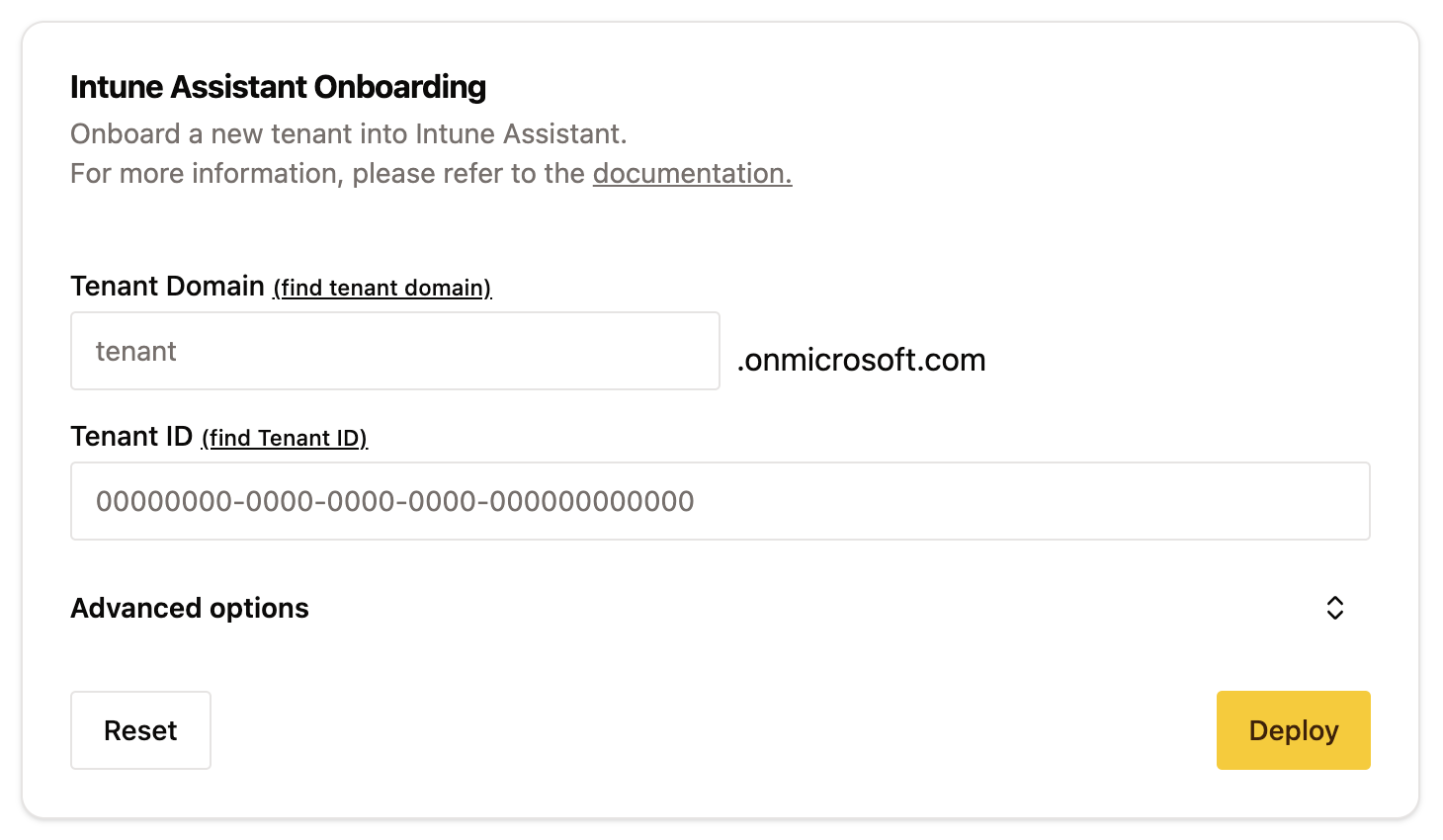 Intune Assistant Onboarding