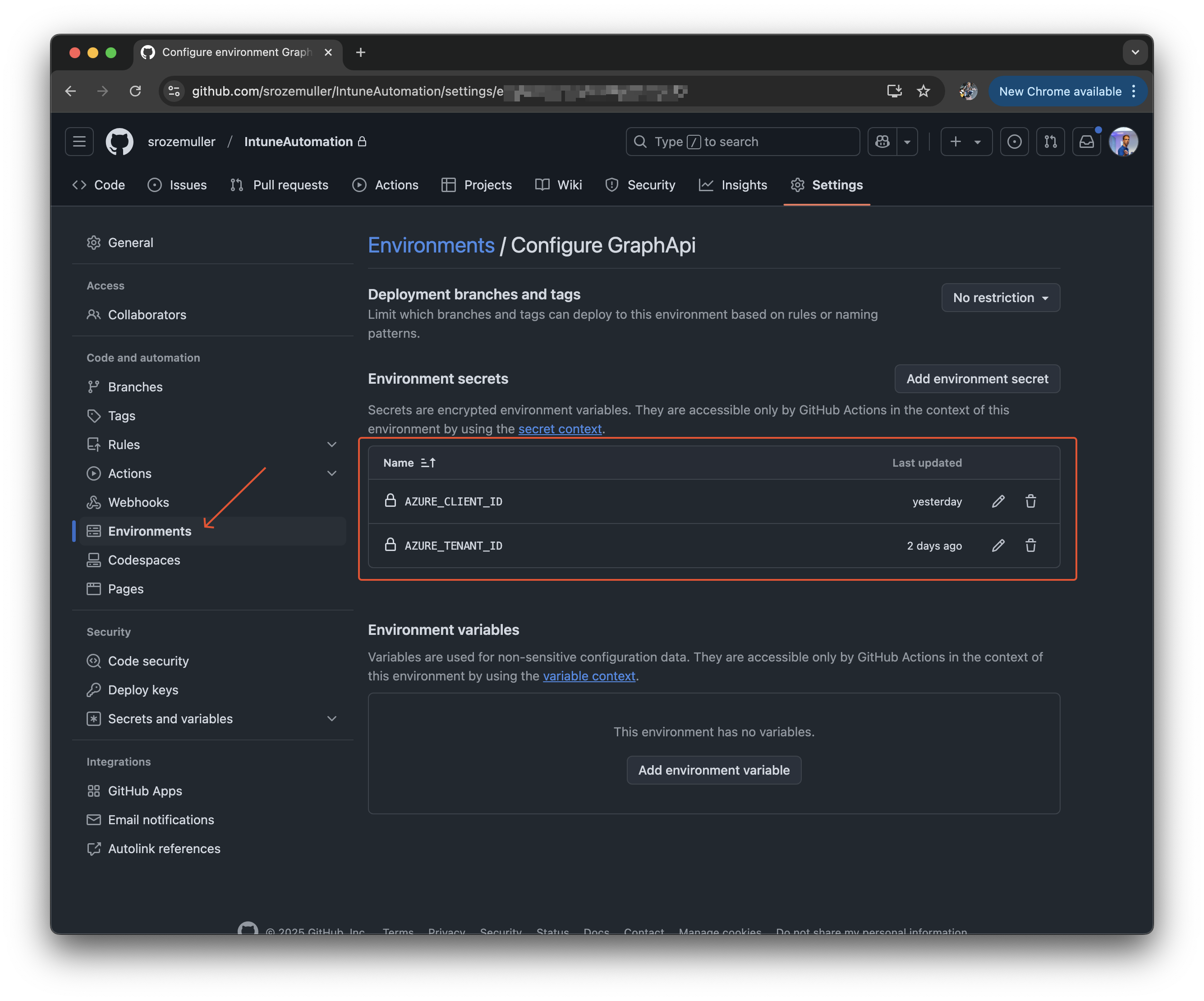github-environment-secrets
